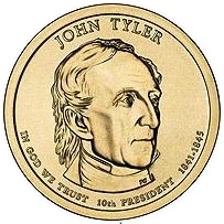 2009 (D) Presidential $1 Coin - John Tyler