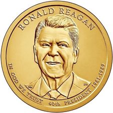 2016 (P) Presidential $1 Coin – Ronald Reagan